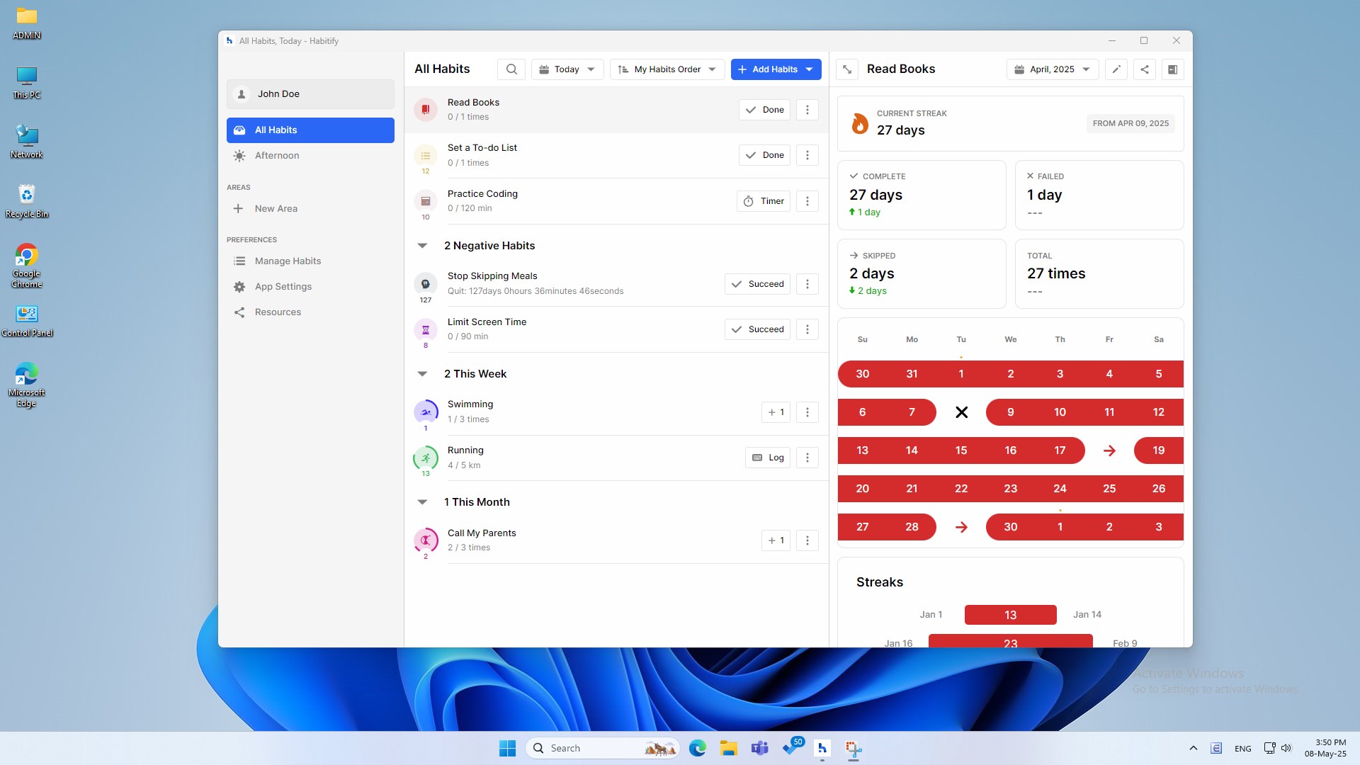 Habitify: Habit Tracker screenshot
