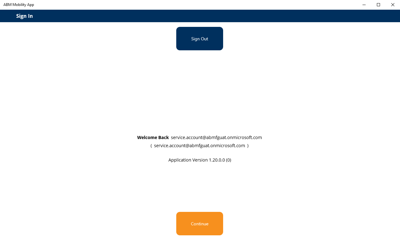 ABM Mobility App screenshot