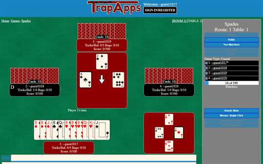 Spades (TrapApps) screenshot 1