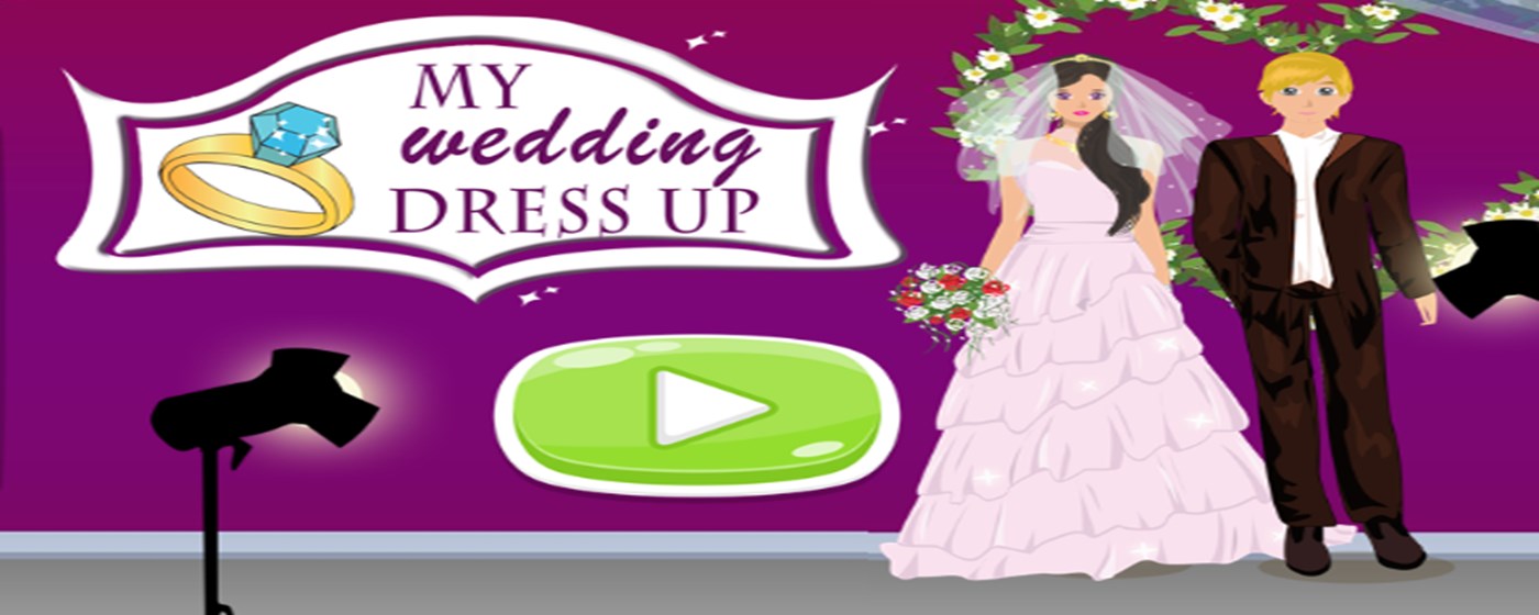 Wedding Dress Up Game marquee promo image