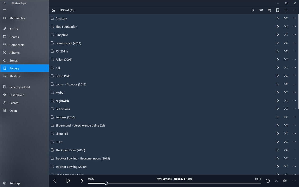 #5. Musbox Player (Windows) Podle: neosonne