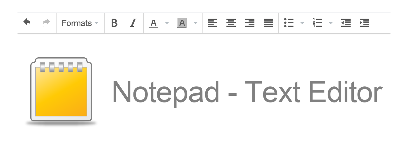 Notepad - Powerful HTML5 Notepad Extension