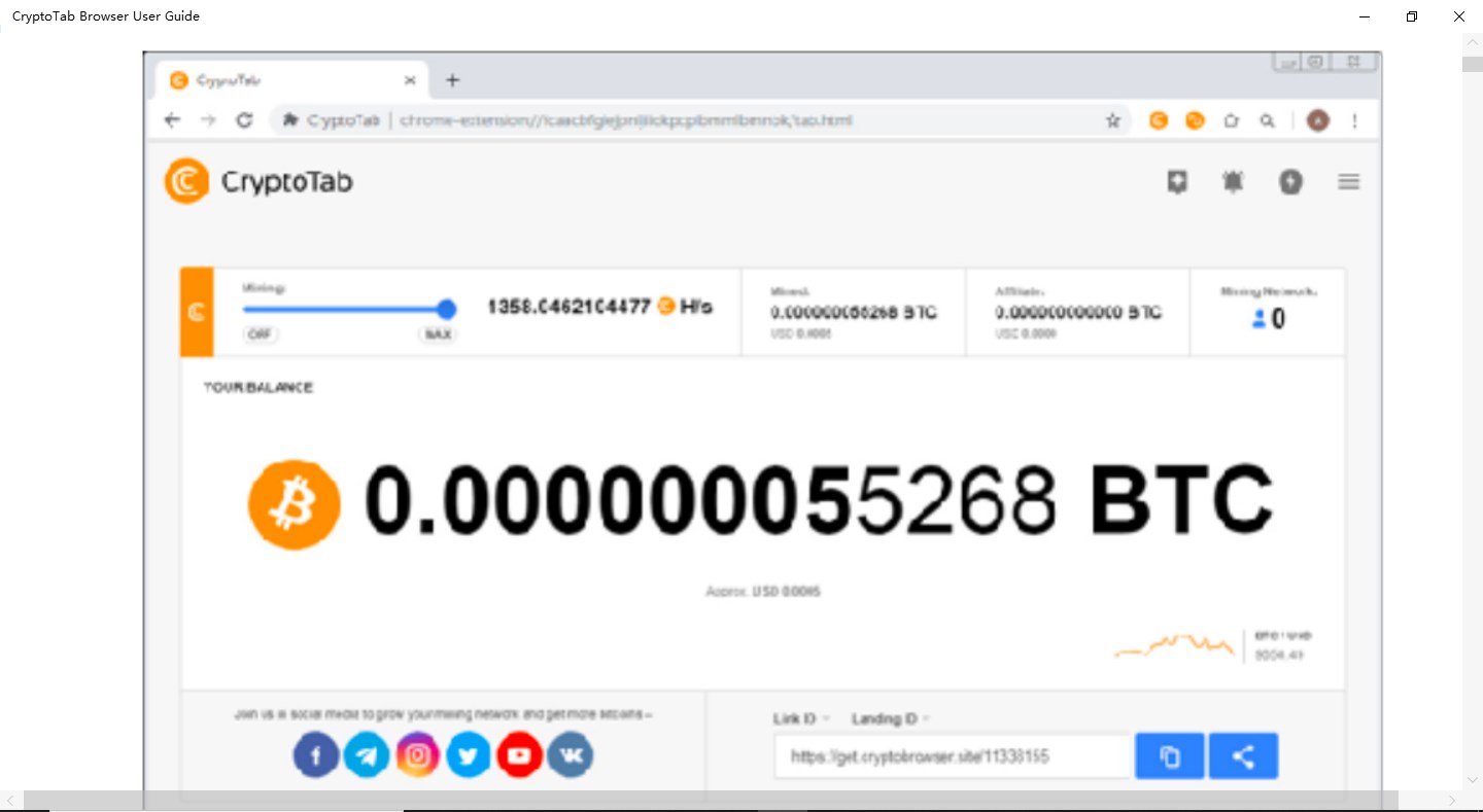 CryptoTab Browser - Easy way for Bitcoin Mining