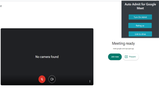 Auto Admit for Google Meet - Instant Guest Approval