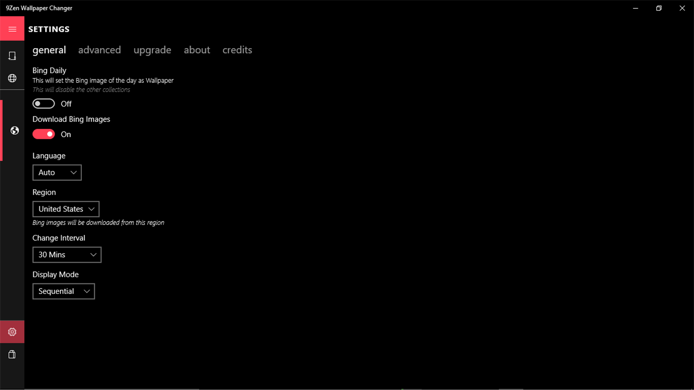 #5. 9Zen Wallpaper Changer (Windows) Podle: Inspizen Inc