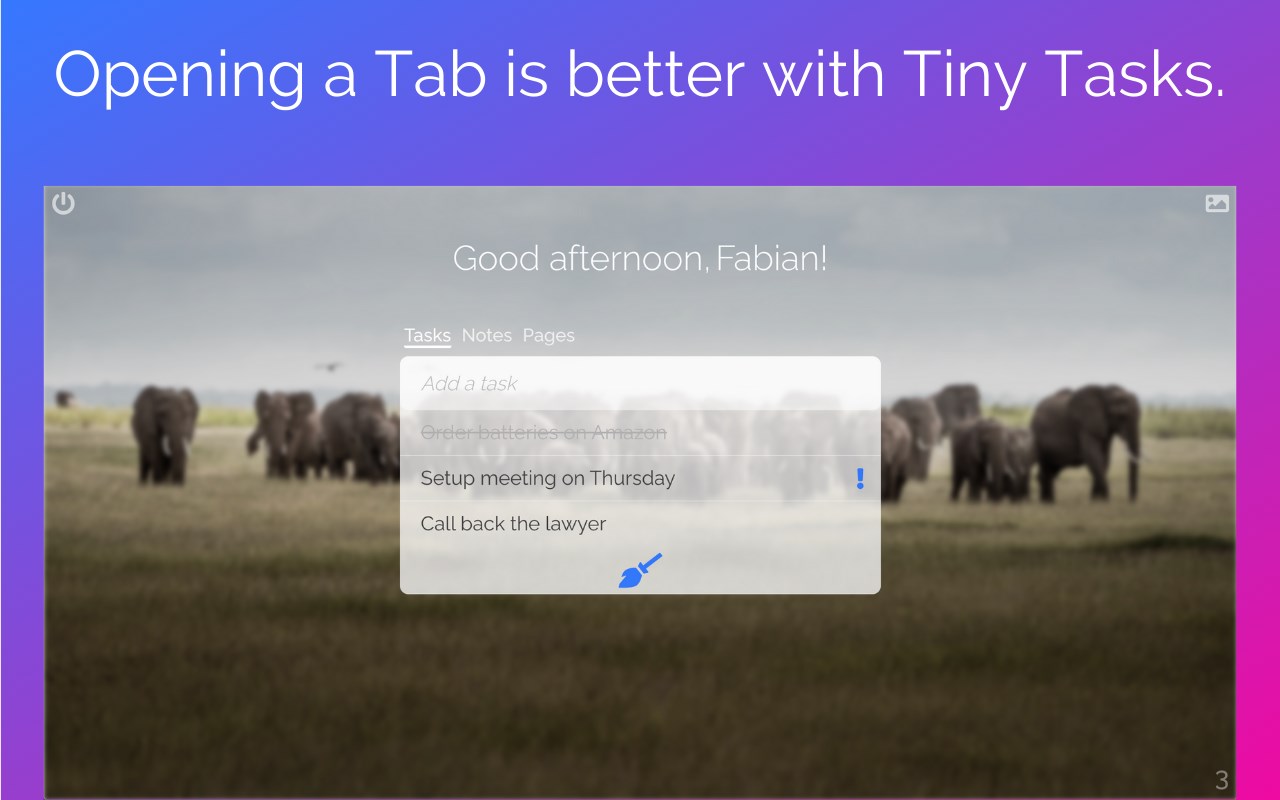 Tiny Tasks - New Tab