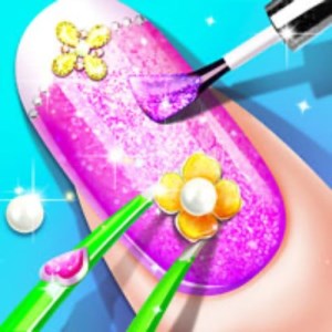 Princess Nail Makeup Game icon