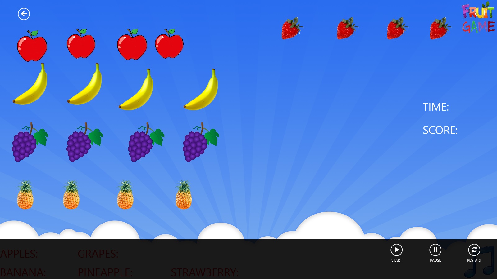 FRUITGAME for Windows 10