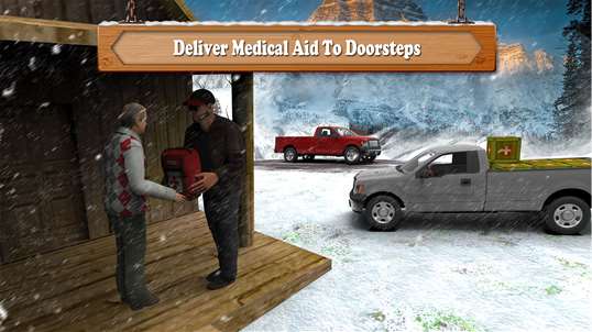 Relief Truck Driving Simulator - Help in Emergency screenshot 4