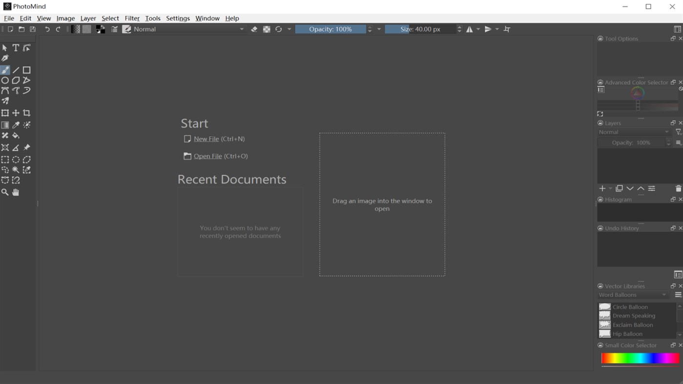 #3. PhotoMind - FREE Photo Editor & Photo Paint (Windows) Podle: Media Tools Studio
