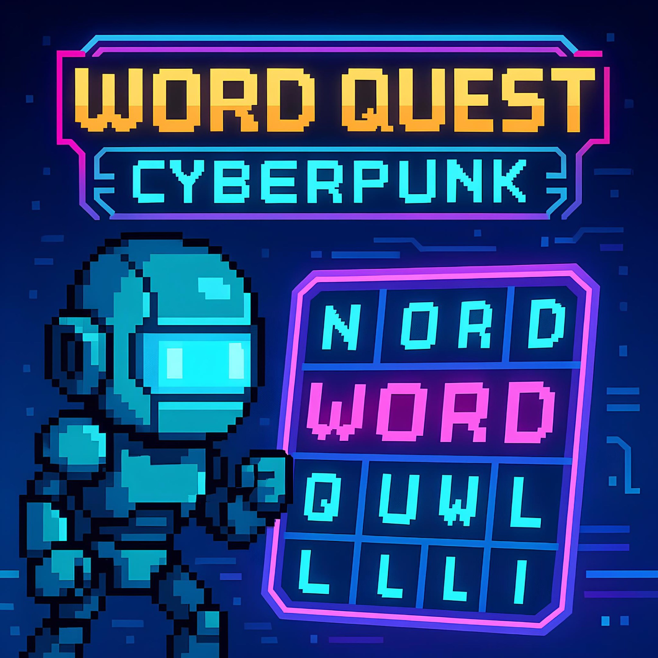 Word Quest: Cyberpunk