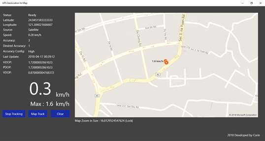 GPS Geolocation for BingMap screenshot 1