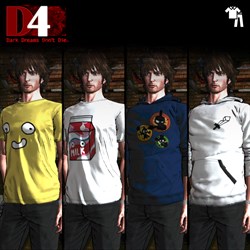 Conjunto de Vestuário Happy Wars para D4: Dark Dreams Don't Die