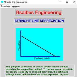 STRAIGHT-LINE DEPRECIATION SCHEDULE