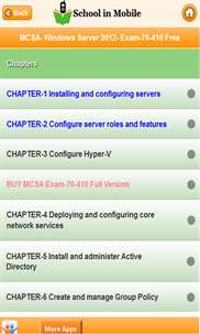 MCSA Windows Server 2012 Exam Ref 70-410 FREE screenshot 1