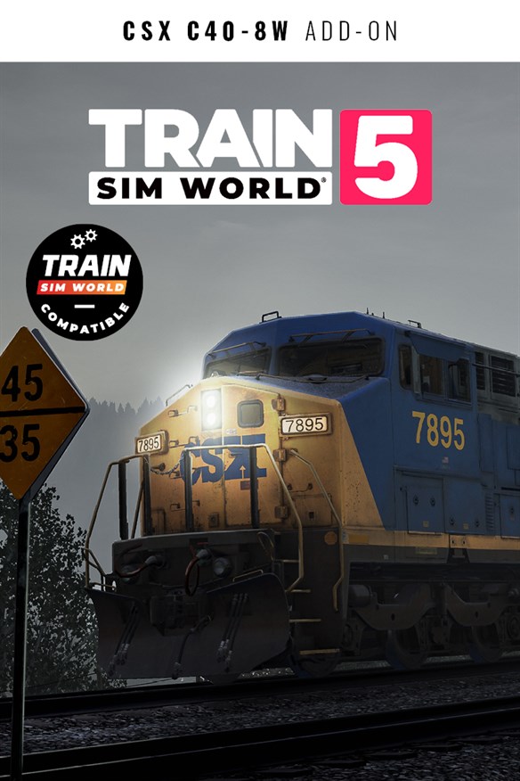 Train Sim World 5: CSX C40-8W Xbox Series X|S and Xbox One cover art