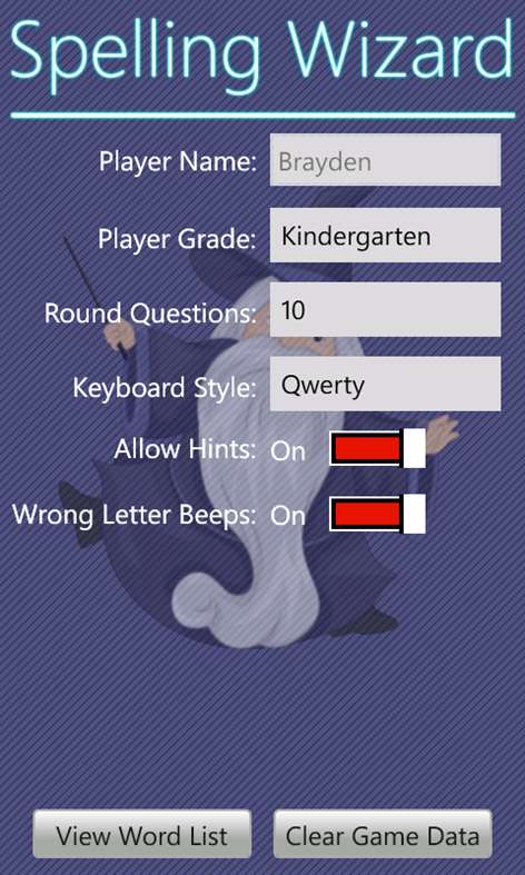 Spelling Wizard Screenshots 2