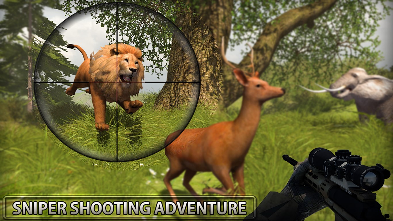Jungle Animal Hunting 3D Safari Lion Hunting for Windows 10 Mobile