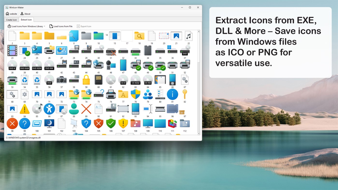 #2. WinIcon-Maker (Windows) 由: TweakNow Software