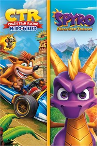 Pacote de Jogos - Crash Team Racing Nitro-Fueled + Spyro