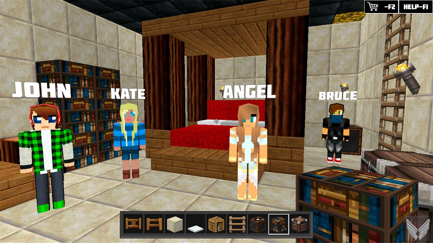 #5. World of Cubes Survival Craft (Windows) di: Solverlabs