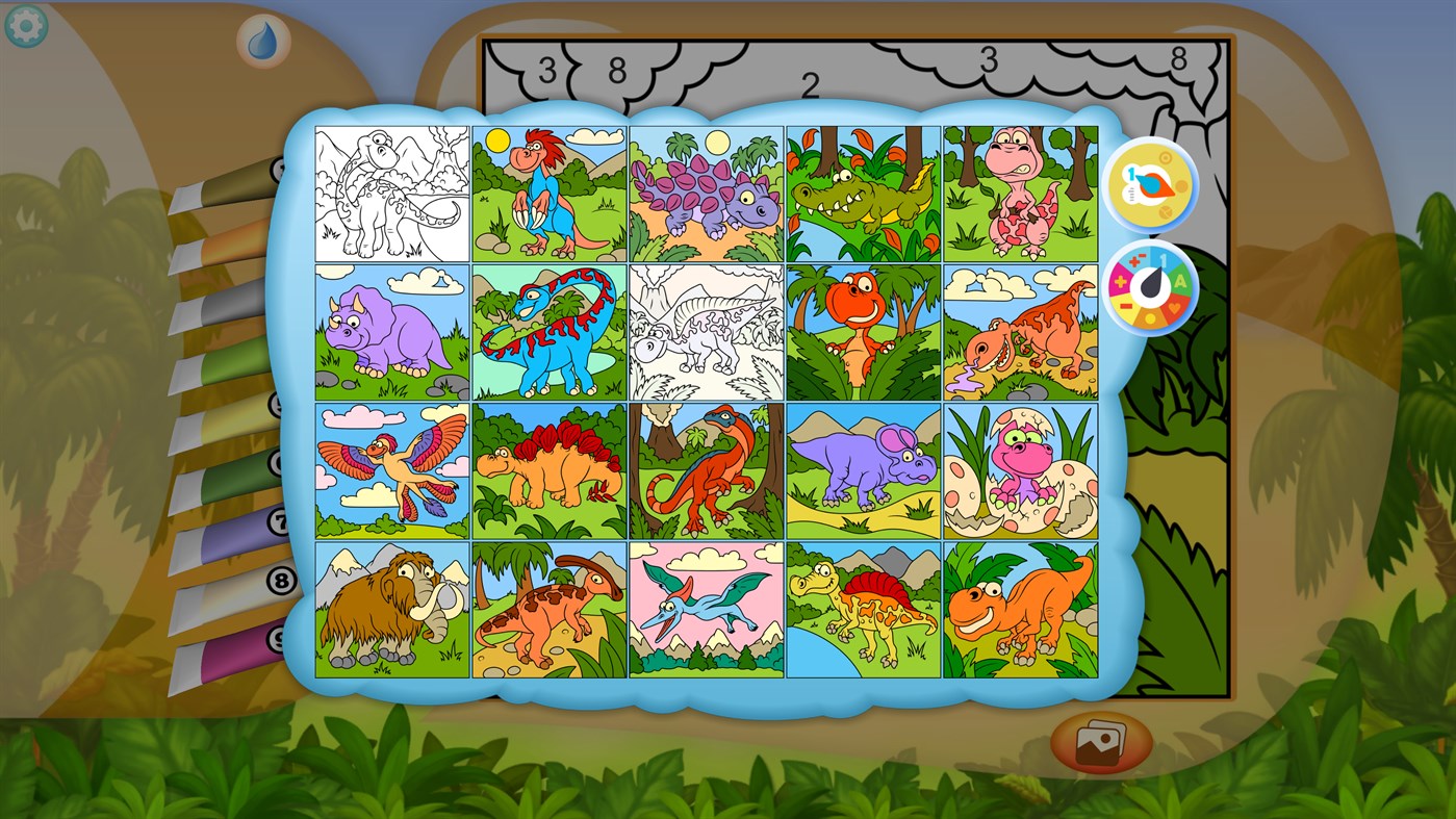 #2. Paint by Numbers - Dinosaurs + (Xbox) By: Kedronic UAB