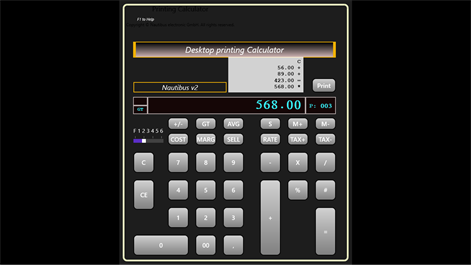 printing Calculator Screenshots 1