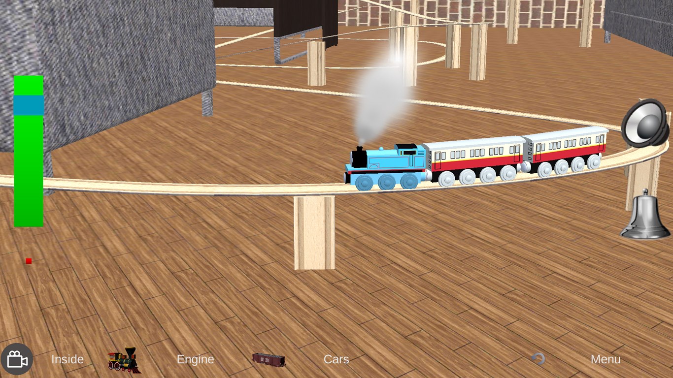 wooden train simulator