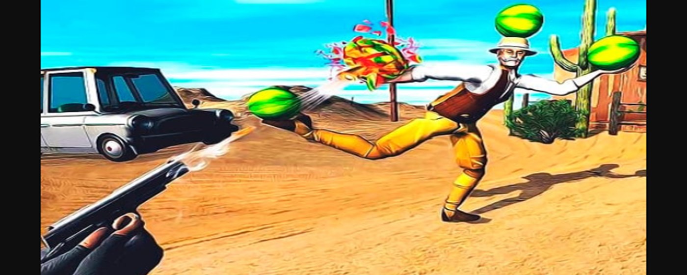 Watermelon Shooting Game - Fun Handgun Target Practice