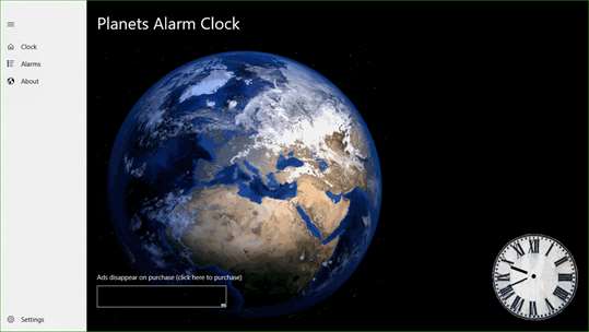 Planets Alarm Clock screenshot 1