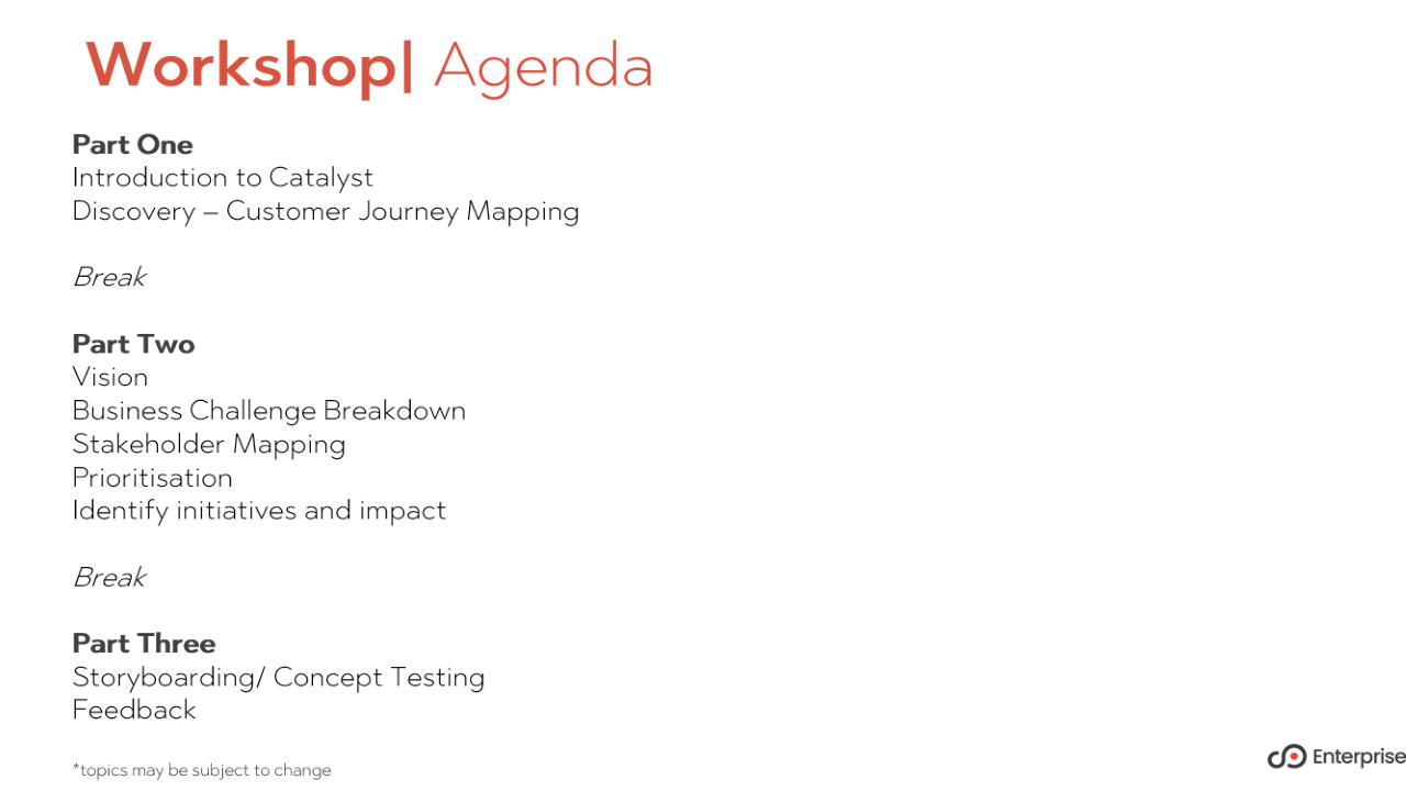 Snapshot 1 of Vision & Value: Microsoft Dynamics 365 Solution Design Workshops