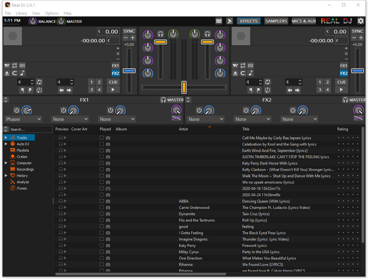 Real DJ Mixer Free Edition - PC - (Windows)