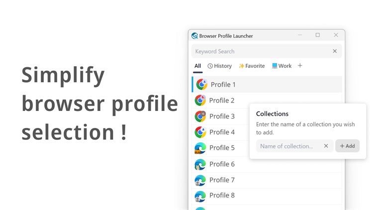 Browser Profile Launcher - PC - (Windows)