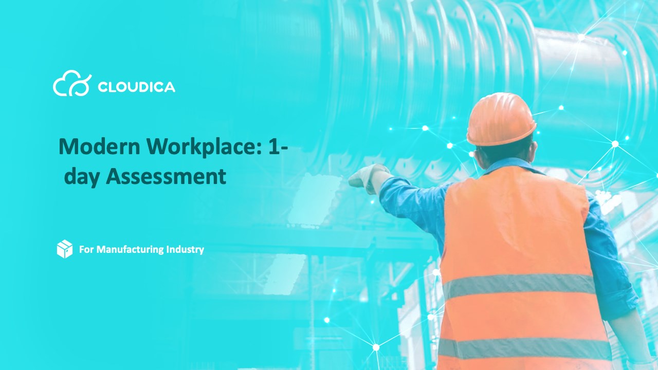 Snapshot 1 of Manufacturing Ind., Modern Workplace: 1-day Assessment