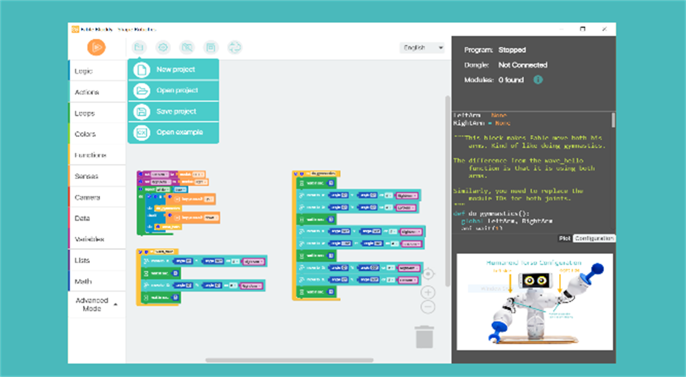 #1. Fable Blockly (Windows) Podle: Shape Robotics ApS