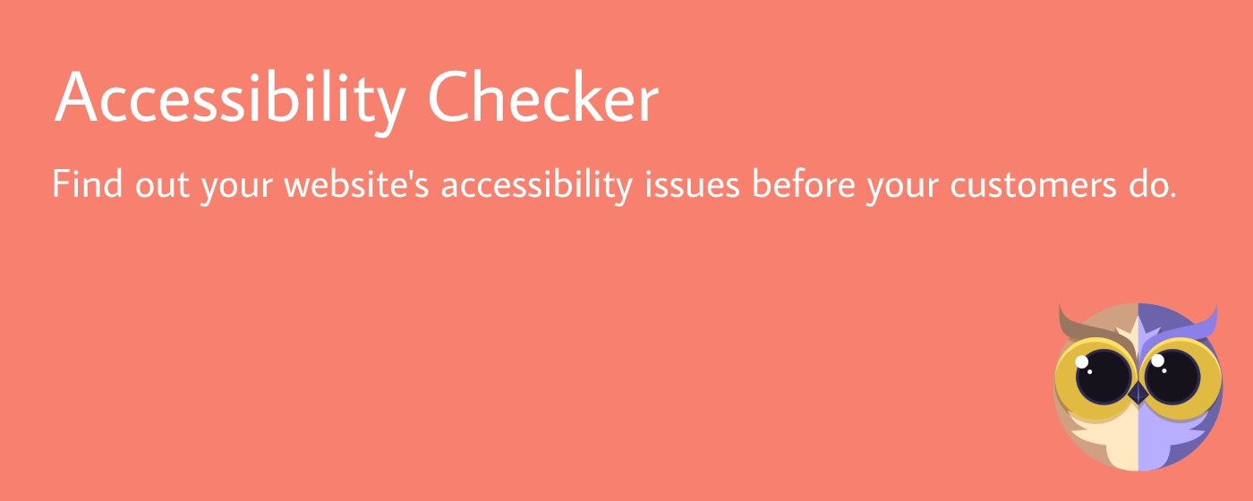 Accessibility checker promo image