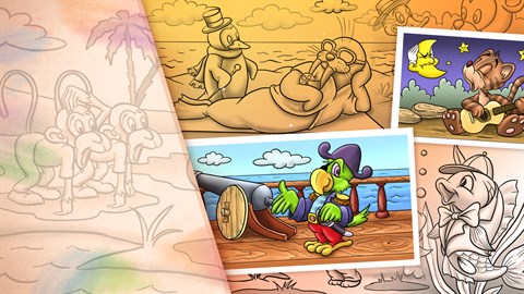 Coloring Book: Silly Animals