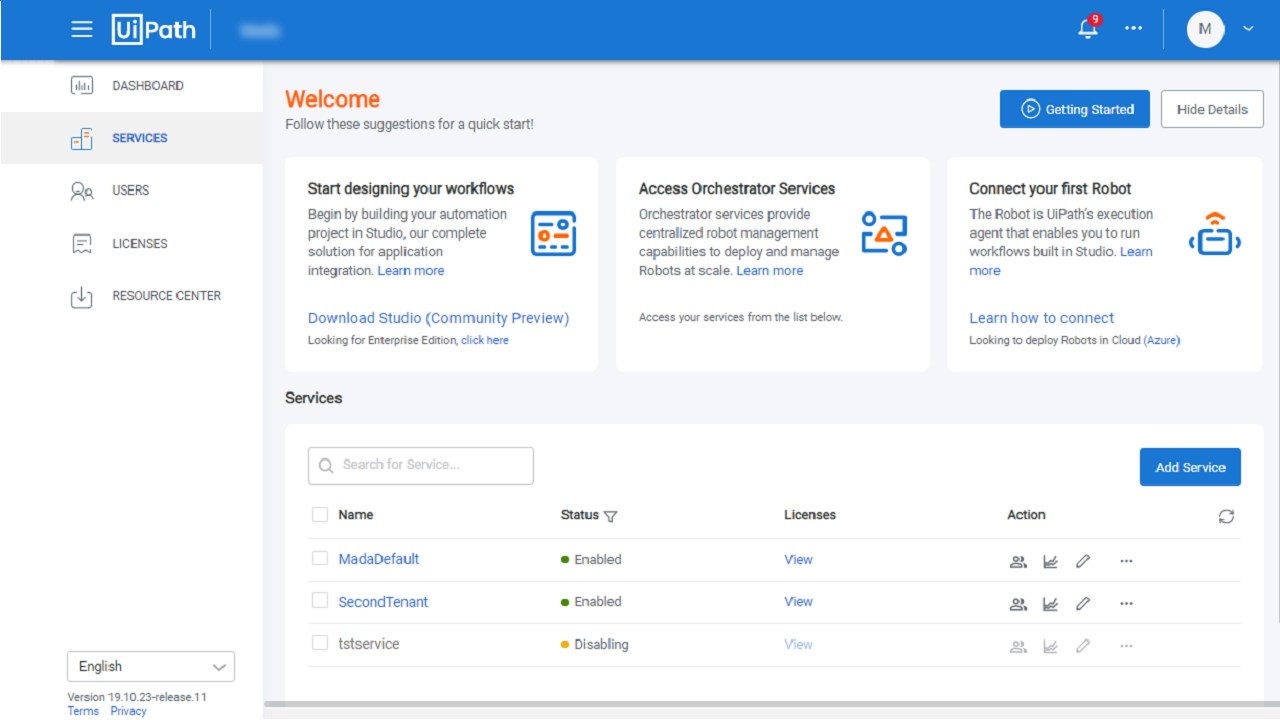 uipath automation cloud