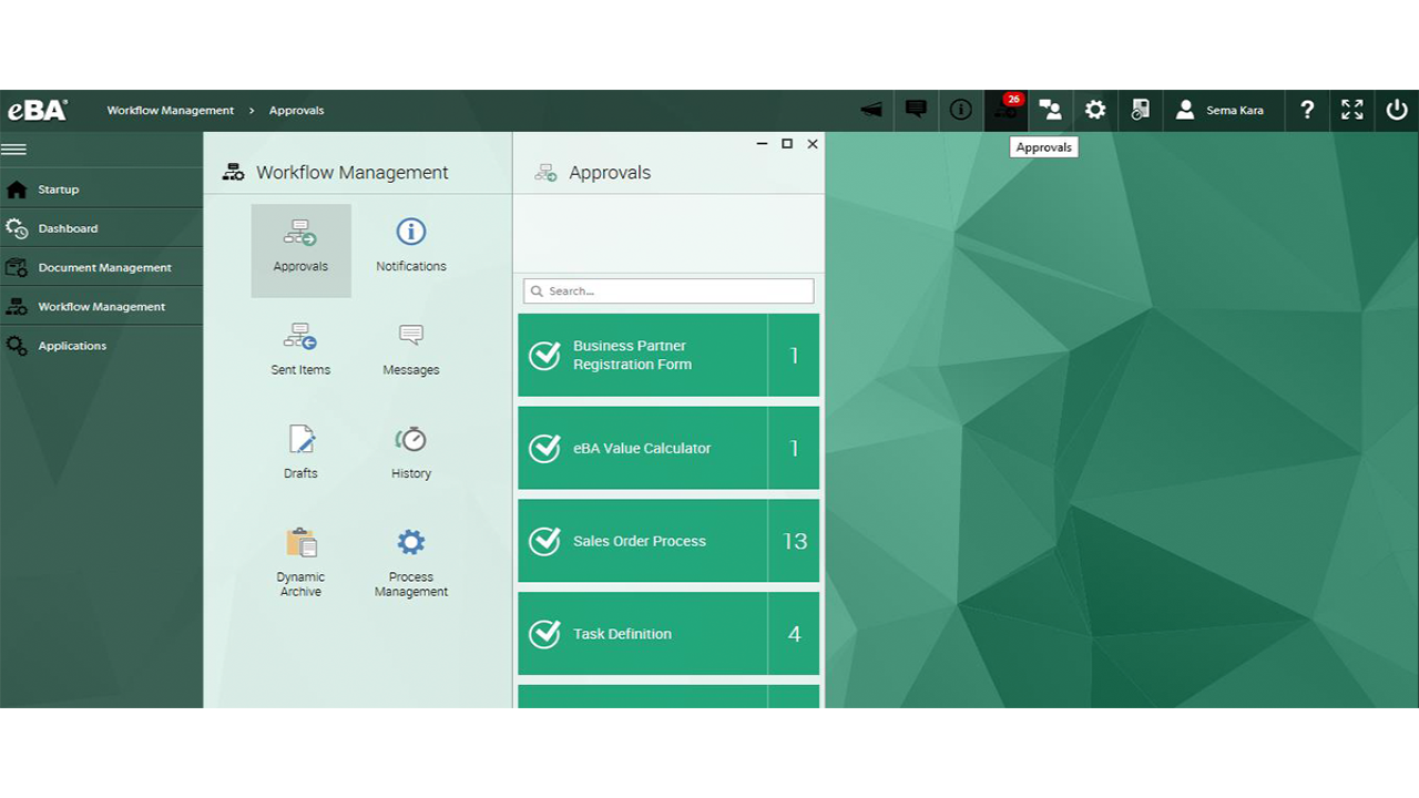 eBA Workflow & Document Management