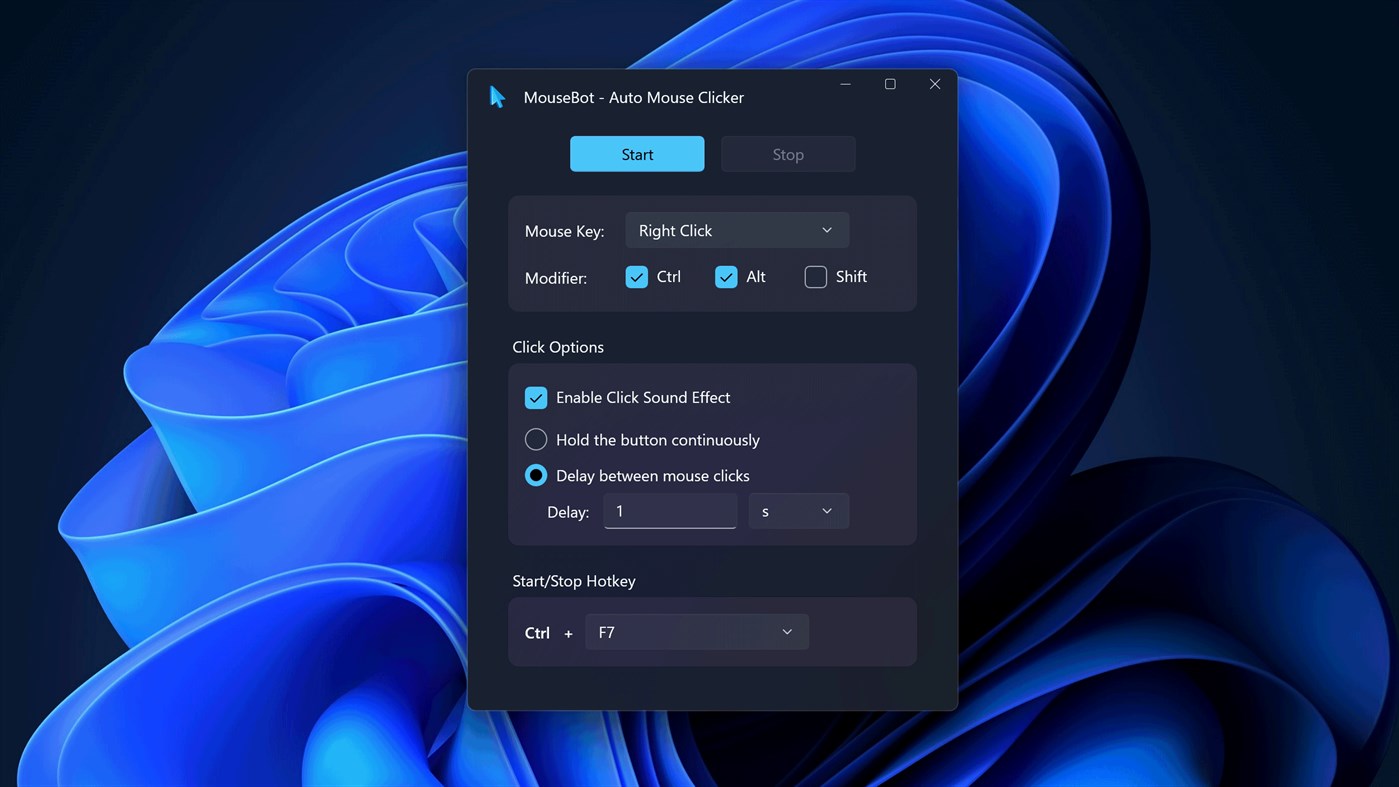 #1. Automatic Mouse Clicker (Windows) Podle: EvlarSoft LLC