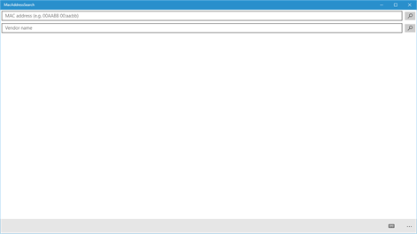 MacAddressSearch Screenshots 1