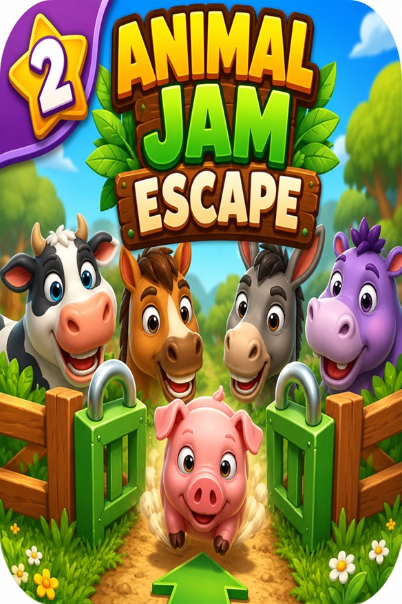 Animal Jam Escape Puzzle Xbox Series X|S and Xbox One cover art