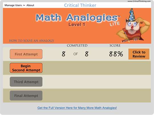 Math Analogies™ Level 1 (Free) screenshot 4