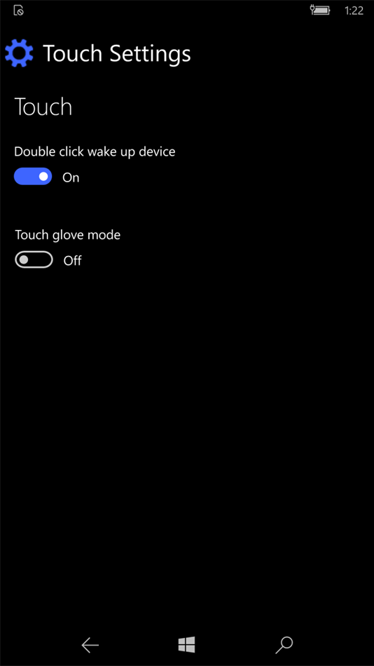TouchSettings (Windows) 由: ‪Huizhou TCL Mobile Communication Co.Ltd.‬