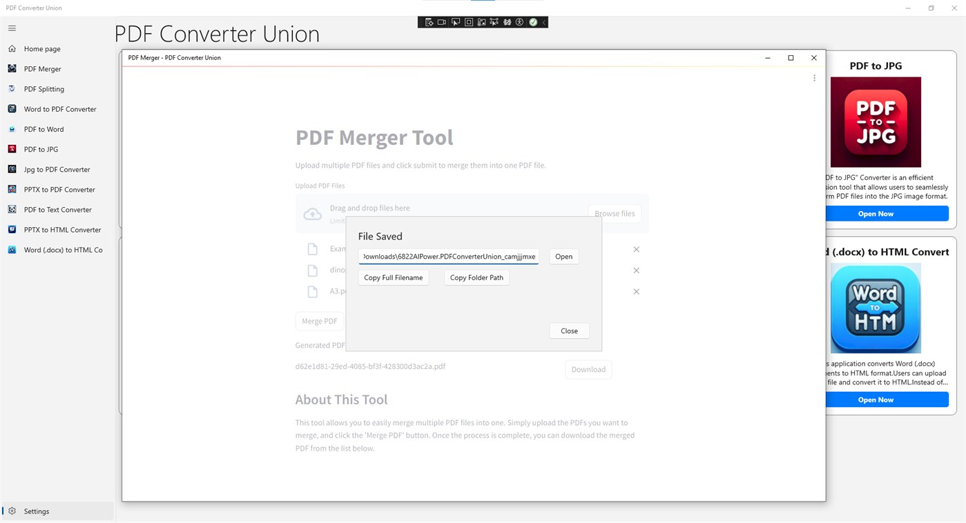 #7. PDF Converter Union (Windows) di: AI Power