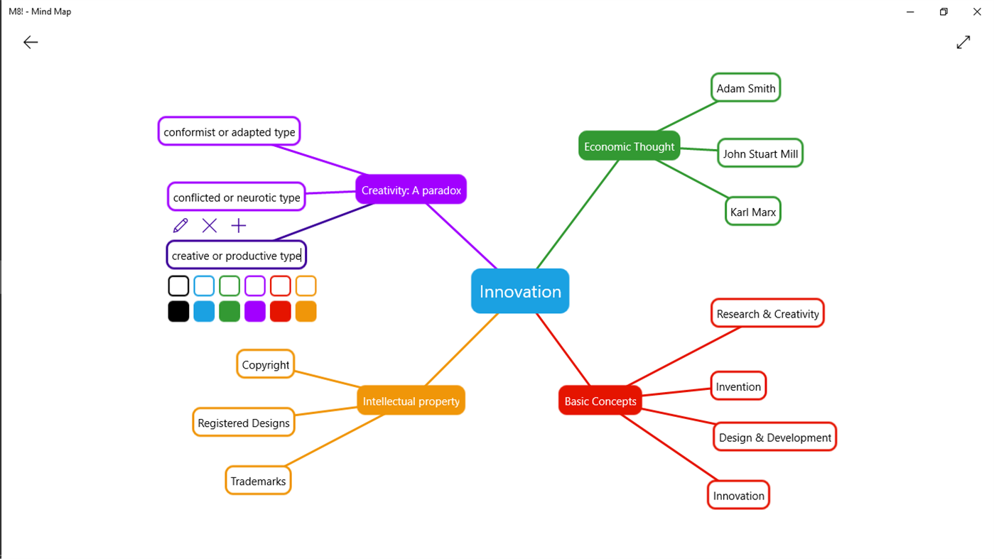 #4. M8! - Mind Map (Windows) By: Weydo