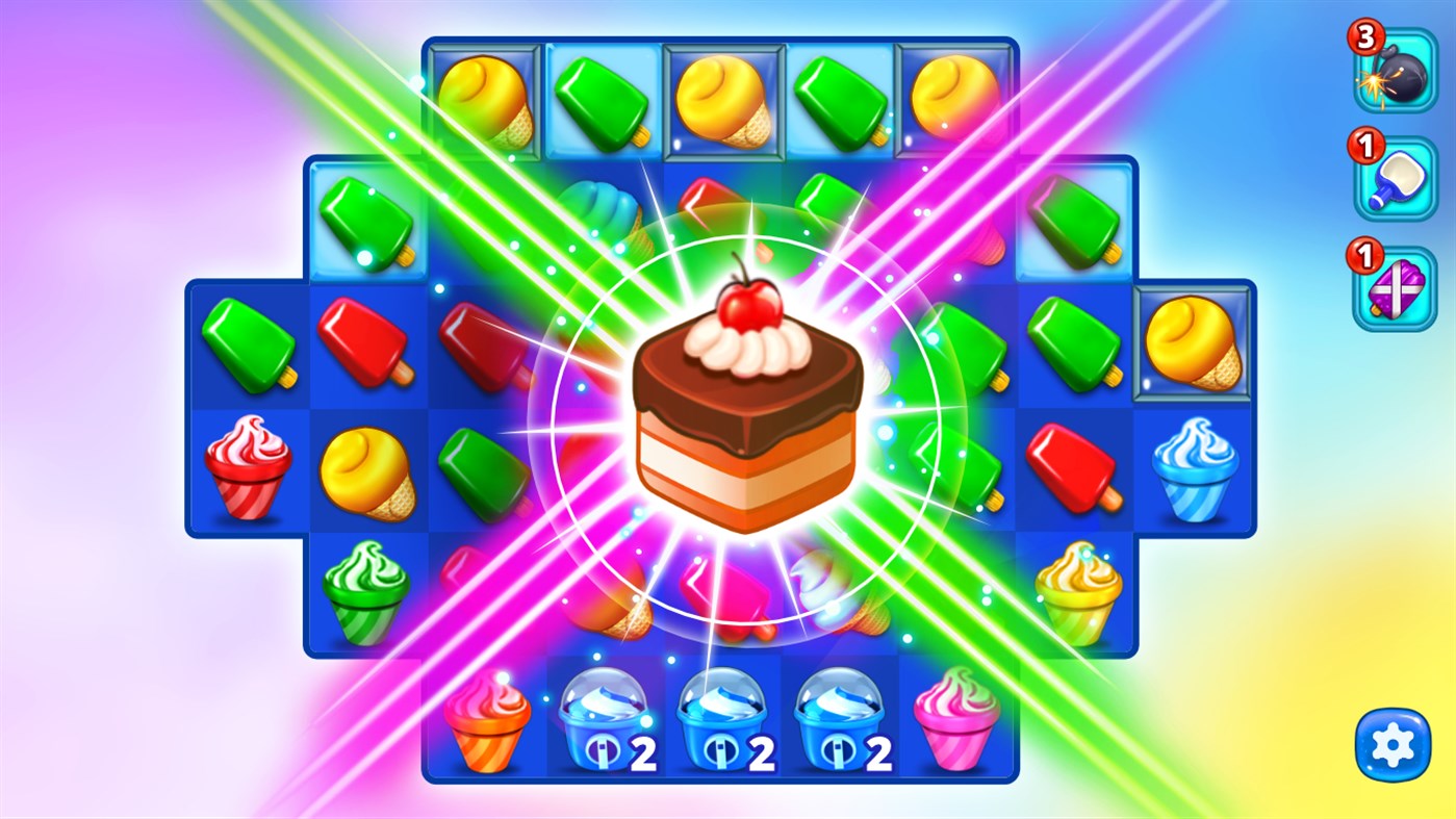 #4. Ice Cream Paradise - Match 3 Puzzle Adventure (Windows) 由: RV AppStudios