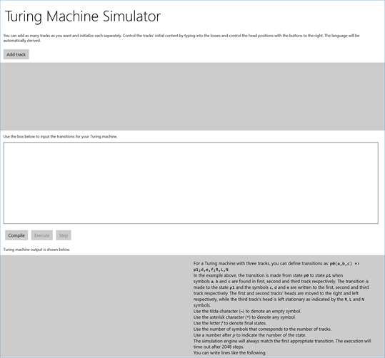 Turing Machine Simulator screenshot 4