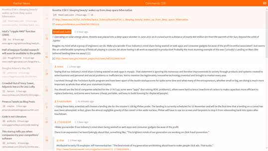 Hacker News Reader screenshot 2