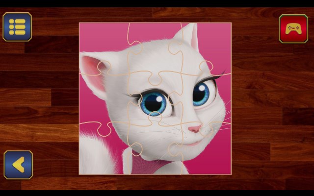 Cartoon Talking Tom Jigsaw Puzzle Game